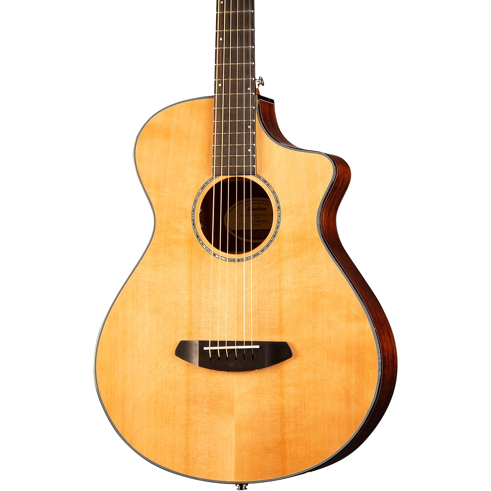 Breedlove Solo Concertina Cutaway CE AcousticElectric Guitar Natural