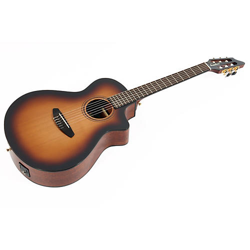 Breedlove Solo Pro Concert Nylon-String Classical Acoustic-Electric Guitar Condition 3 - Scratch and Dent Edge Burst 197881359911