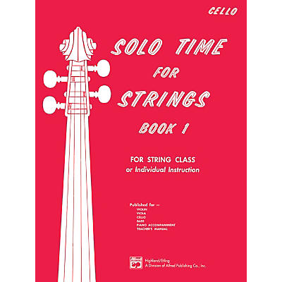 Alfred Solo Time for Strings Book 1 Cello