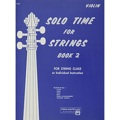 Alfred Solo Time for Strings Book 2 Violin