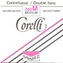Corelli Solo Tungsten Series Double Bass String Set 3/4 Size Medium Ball End