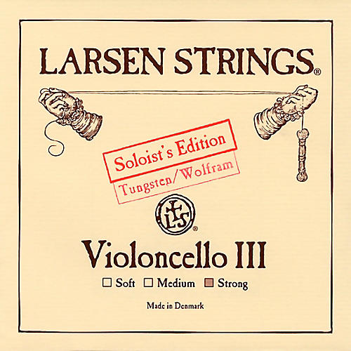 Larsen Strings Soloist Edition Cello G String 4/4 Size, Heavy Tungsten, Ball End