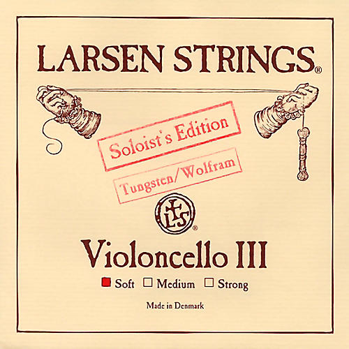 Larsen Strings Soloist Edition Cello G String 4/4 Size, Light Tungsten, Ball End