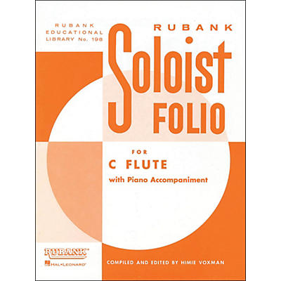 Hal Leonard Soloist Folio for C Flute with Piano