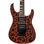 Jackson Soloist SLX Crackle Electric Guitar Orange Crackle