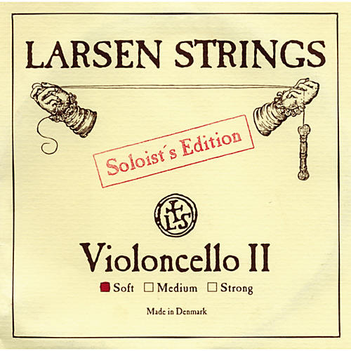 Larsen Strings Soloist Series Cello Strings D, Soloist, Soft
