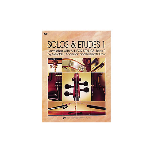 KJOS Solos And Etudes 1 All for Strings Violin Book