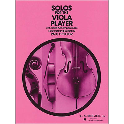 G. Schirmer Solos for Viola Player Piano By Doktor