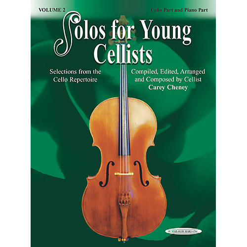 Solos for Young Cellists Cello Part and Piano Accompaniment Volume 2 Book