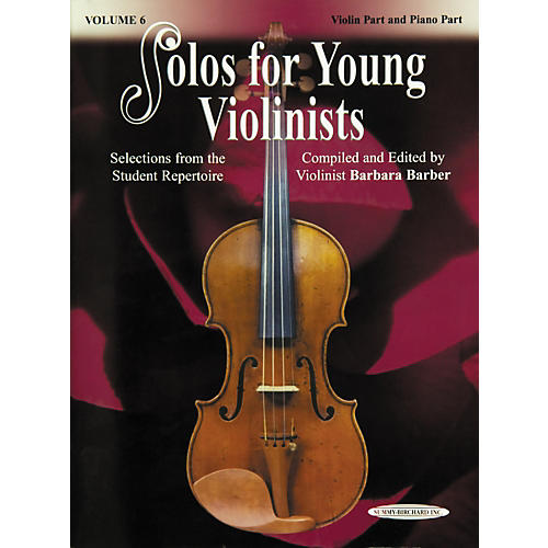 Alfred Solos for Young Violinists Violin Part and Accompaniment Vol. 6 (Book)