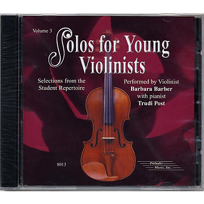 Alfred Solos for Young Violinists Vol. 3 (CD)