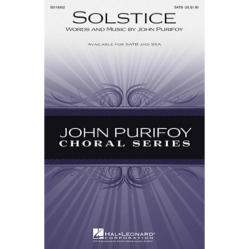Hal Leonard Solstice SSA Composed by John Purifoy