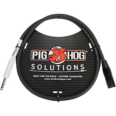 Pig Hog Solutions XLR(M) to 1/4" TRS Adapter Cable