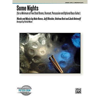 Alfred Some Nights Steel Drum Ensemble Score & Parts