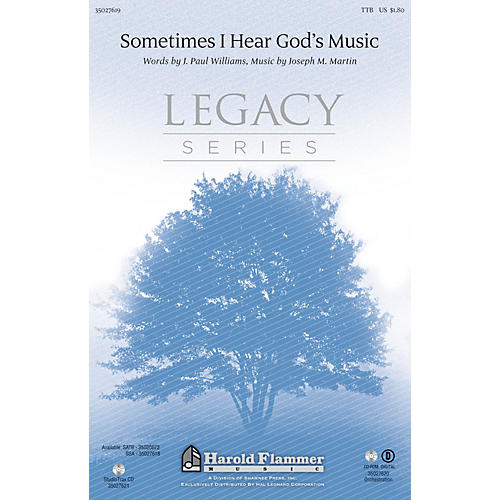 Shawnee Press Sometimes I Hear God's Music TTB composed by Joseph M. Martin