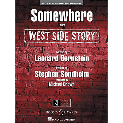 Hal Leonard Somewhere (from West Side Story) Full Score Concert Band