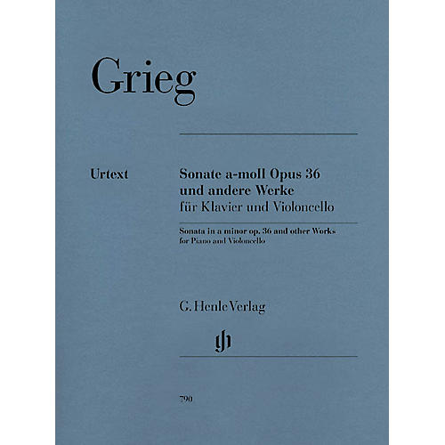 G. Henle Verlag Sonata A minor Op. 36 and Other Works (Cello and Piano) Henle Music Folios Series Softcover