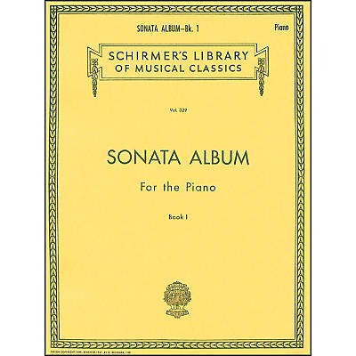 G. Schirmer Sonata Album Book 1 for Piano - 15 Sonatas By Haydn, Mozart And Beethoven