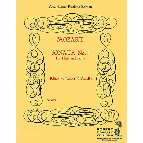 Sonata No. 1 in Bb (Connoisseur Flutist's Edition) Robert Cavally Editions Series by Robert Cavally