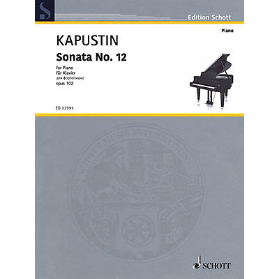 Schott Sonata No. 12, Op. 102 (Piano Solo) Piano Solo Series Softcover