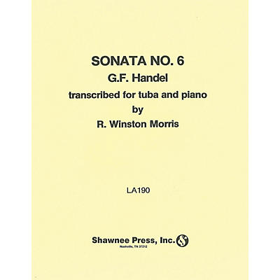 Shawnee Press Sonata No. 6 (for Tuba and Piano) Shawnee Press Series