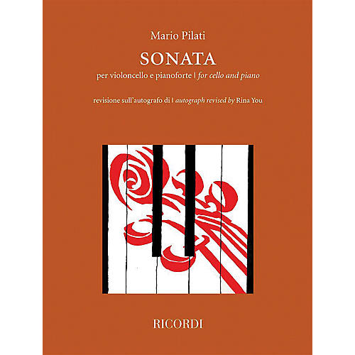 Ricordi Sonata for Cello and Piano by Mario Pilati