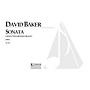 Lauren Keiser Music Publishing Sonata for Jazz Violin and String Quartet LKM Music Series Composed by David Baker