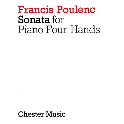 CHESTER MUSIC Sonata for Piano 4 Hands Music Sales America Series