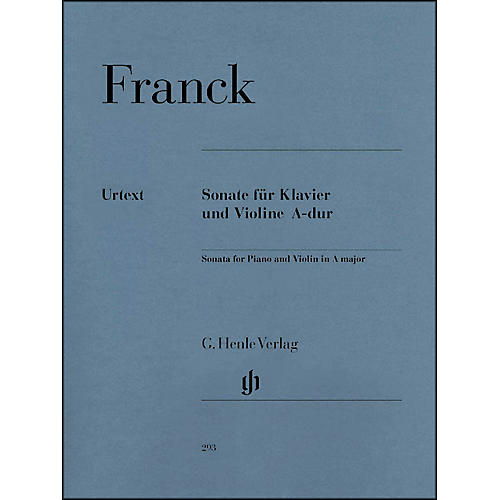 Sonata for Piano And Violin A Major By Franck