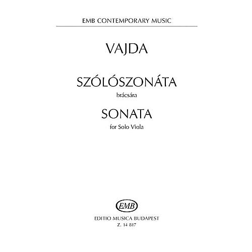 Editio Musica Budapest Sonata for Solo Viola EMB Series Softcover