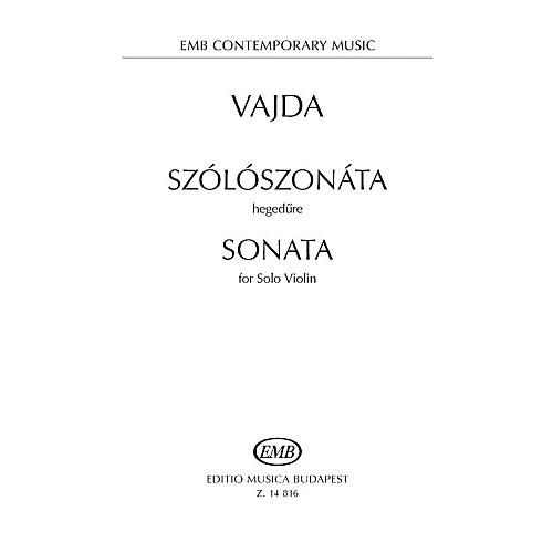 Editio Musica Budapest Sonata for Solo Violin EMB Series Softcover