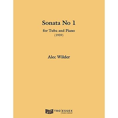TRO ESSEX Music Group Sonata for Tuba and Piano (1959) (Tuba (B.C.)) Richmond Music ¯ Instrumental Series by Alec Wilder