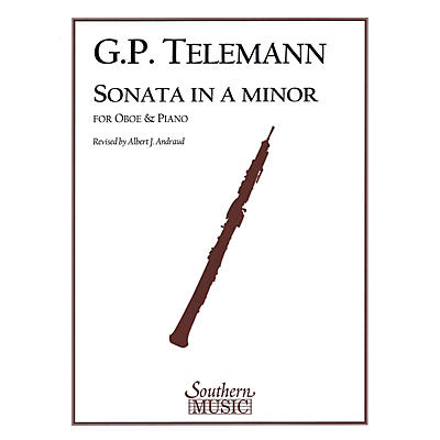 Southern Sonata in A Min Southern Music Series by Georg Philipp Telemann Arranged by Albert Andraud