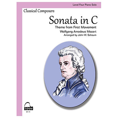 SCHAUM Sonata in C Educational Piano Series Softcover