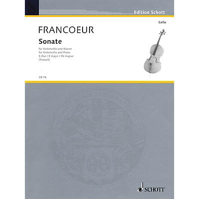 Schott Sonata in E Major (Cello and Piano) Schott Series