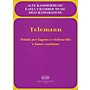 Editio Musica Budapest Sonata in E flat Major for Bassoon or Violoncello and Basso Continuo EMB Series by Georg Philipp Telemann