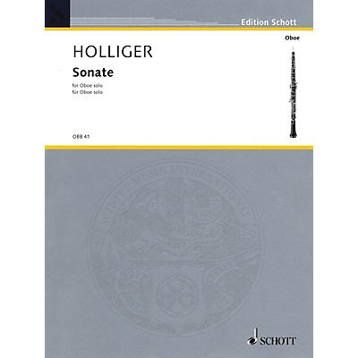 Schott Sonata in F (Oboe Solo) Schott Series Book