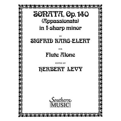 Southern Sonata in F Sharp Minor, Op. 140 (Unaccompanied Flute) Southern Music Series Arranged by Herbert Levy