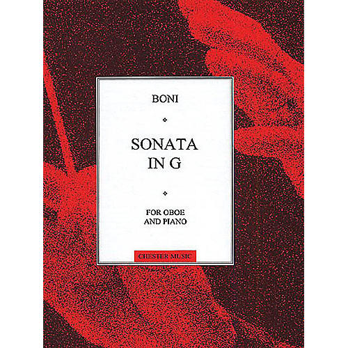 Sonata in G Maj (for Oboe and Piano) Music Sales America Series