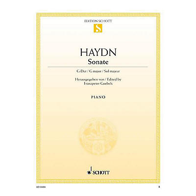 Schott Sonata in G Major, Hob 16:27 (from the Urtext) Schott Series