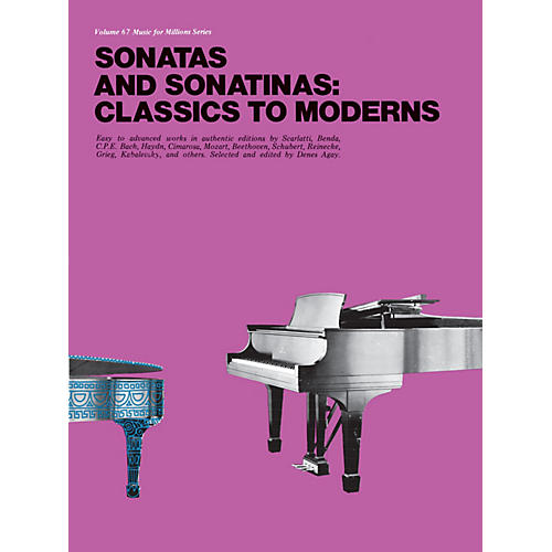 Music Sales Sonatas and Sonatinas: Classics to Moderns Music Sales America Series Softcover