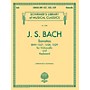 G. Schirmer Sonatas for Cello and Keyboard BWV 1027, 1028, 1029 String Series Softcover by Johann Sebastian Bach