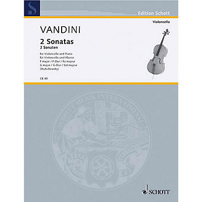 Schott Sonatas in F Major and G Major (Cello and Piano) Schott Series