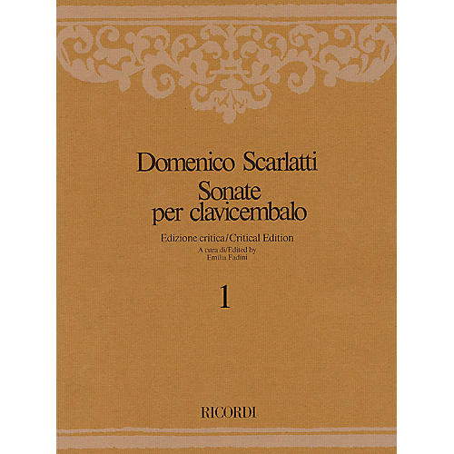 Ricordi Sonate per Clavicembalo Volume 8 Critical Edition Piano Collection by Scarlatti Edited by Emilia Fadini