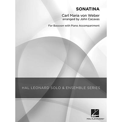 Hal Leonard Sonatina (Grade 3 Bassoon Solo) Concert Band Level 3 Arranged by John Cacavas