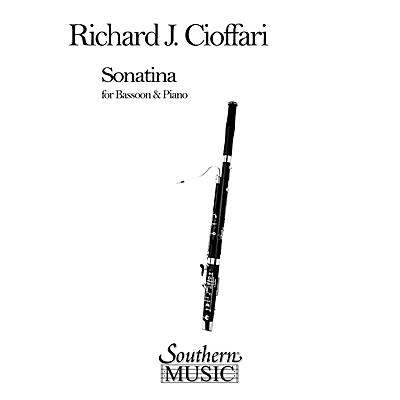 Southern Sonatina for Bassoon and Piano (Bassoon) Southern Music Series by Richard J. Cioffari
