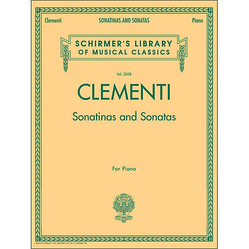 Sonatinas And Sonatas for Piano By Clementi