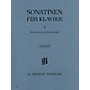 G. Henle Verlag Sonatinas for Piano - Volume I: Baroque to Pre-Classic Henle Music Folios Series Softcover