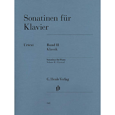 G. Henle Verlag Sonatinas for Piano - Volume II: Classic Henle Music Folios Series Softcover