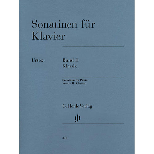 G. Henle Verlag Sonatinas for Piano - Volume II: Classic Henle Music Folios Series Softcover